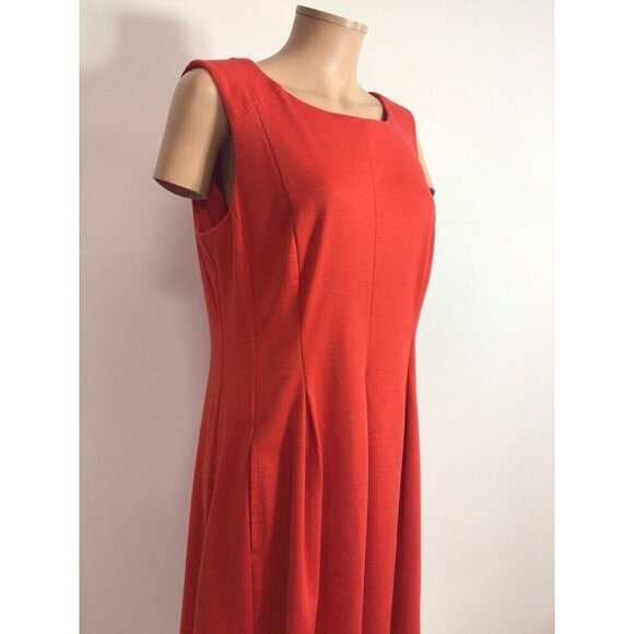 Connected Apparel Red Dress Womens 16 - Picture 6 of 9